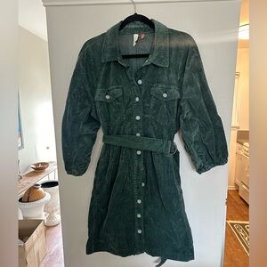 Anthropologie corduroy dress